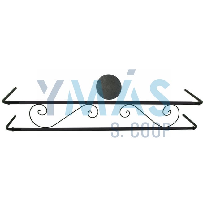 BALCONCILLO NEGRO FORJA DE 140 A 200CM