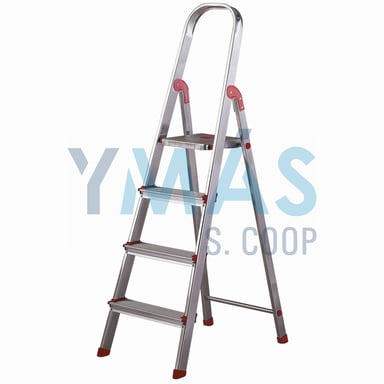 ESCALERA ALUMINIO UNICA 04 PELDAÑOS