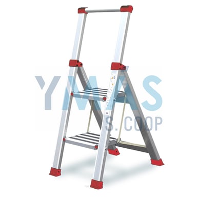 ESCALERA ALUMINIO DOMESTICA 2 PELDAÑOS RUBIK