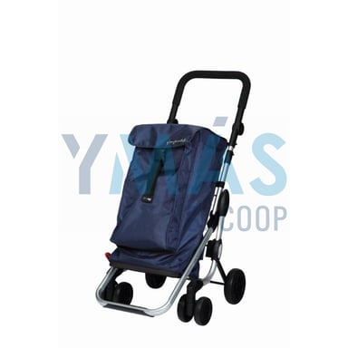 CARRO COMPRA PLEGABLE GO UP BASIC AZUL