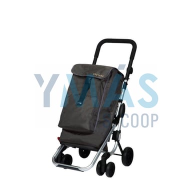 CARRO COMPRA PLEGABLE GO UP BASIC GRIS MARENGO