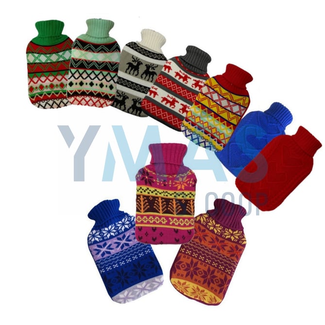 BOLSA AGUA CALIENTE CAUCHO FORRADA LANA