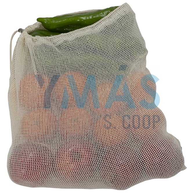 SET 6 BOLSAS ALGODON VEGETALES 20X31/33X31/41X31CM