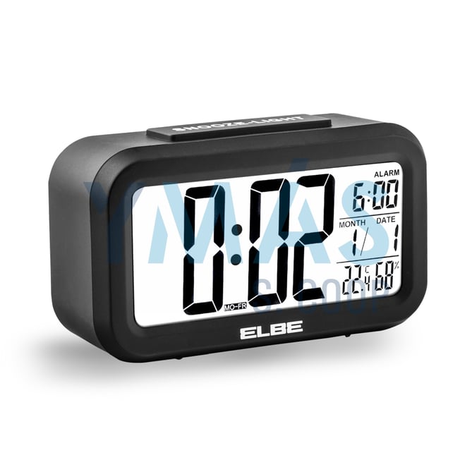 RELOJ DIGITAL CON TERMOMETRO LCD U34 11.2CM