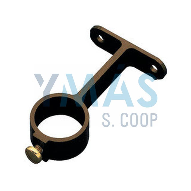 SOPORTE TUBO ARMARIO 4 20MM ALUM. BRONCE