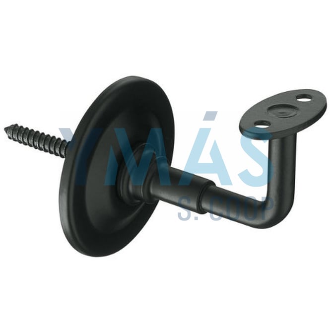 SOPORTE PASAMANOS 24 NEGRO EPOXY MATE