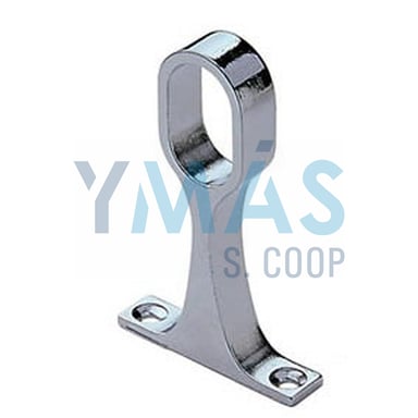 SOPORTE CENTRAL OVAL 25X15 CROMO