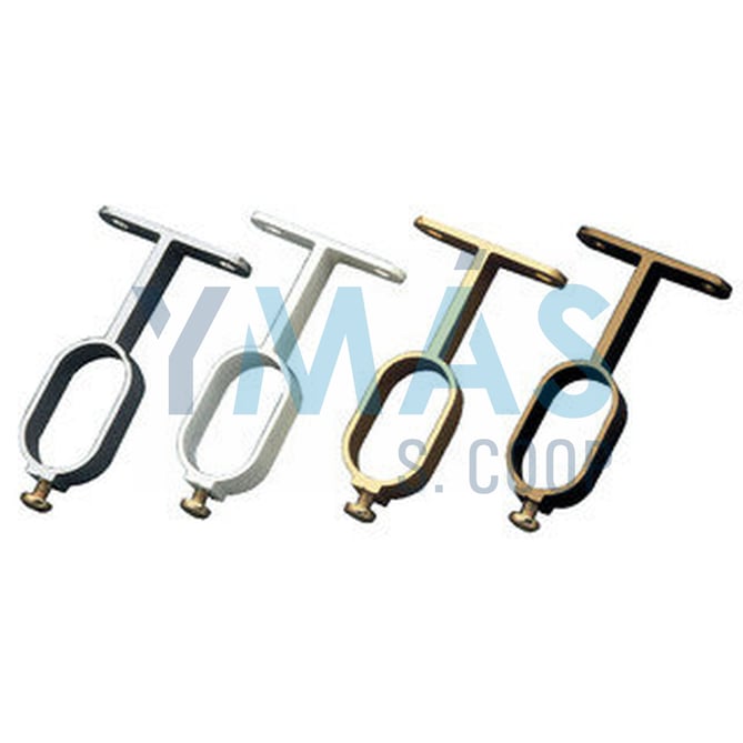 SOPORTE TUBO ARMARIO 8 30X15MM ORO