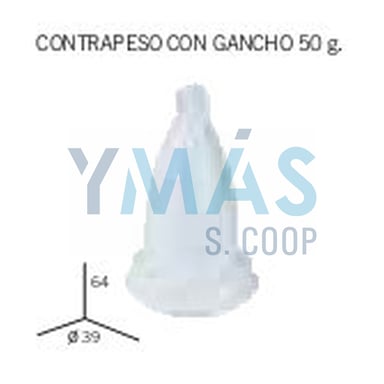 TIRACORDONES CON GANCHO 50GR