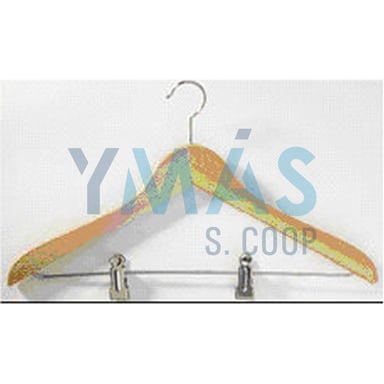 PERCHA MADERA C/FORMA C/PINZAS N.2 BARNI
