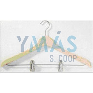 PERCHA MADERA S/FORMA C/PINZAS N.3 BARNI