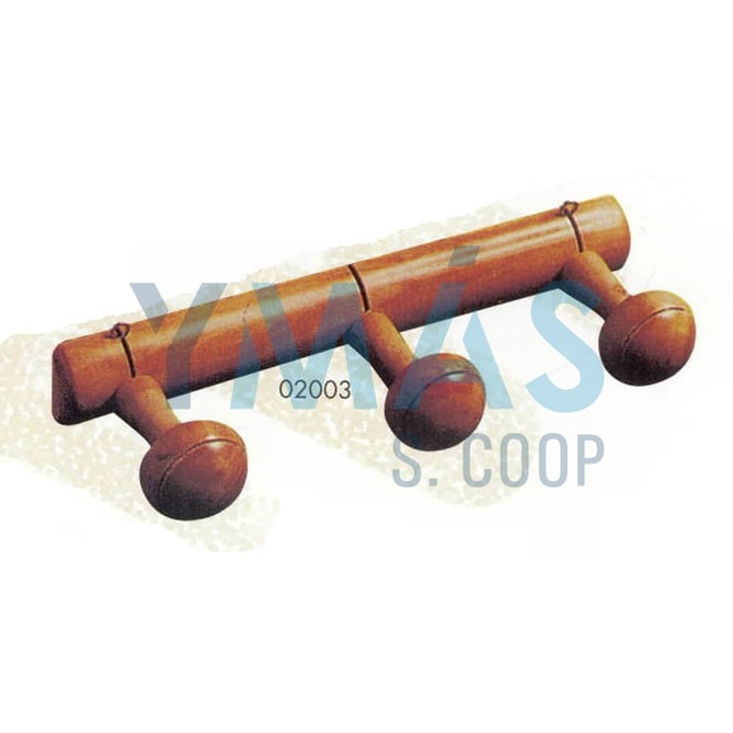 PERCHA MADERA BOLOS 3