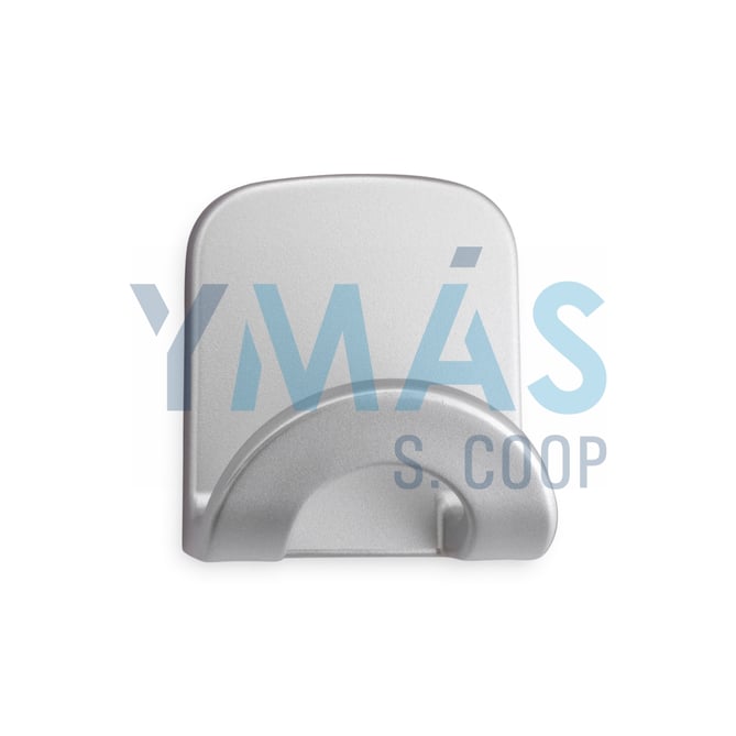 PERCHA ADHESIVA CROMO MATE 68X60X53MM