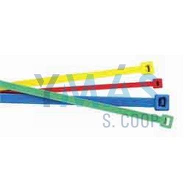 BRIDA NYLON VERDE 2.5X100 BLISTER 100