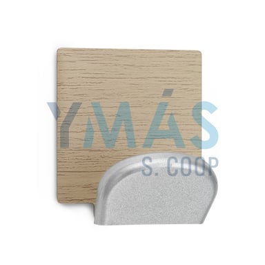 PERCHA ADHESIVA BASE METAL MADERA ARCE 2 UNIDADES