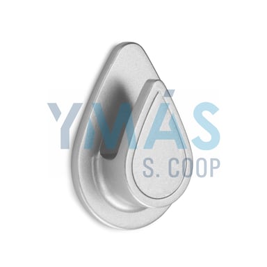PERCHA ADHESIVA GOTA CROMO MATE