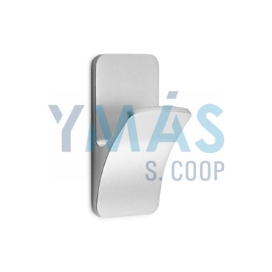 PERCHA ADHESIVA RESISTENTE AGUA RAMA CROMO MATE