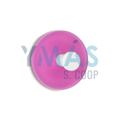 PERCHA ADHESIVA CIRCULAR 2UDS ROSA