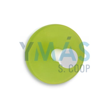 PERCHA ADHESIVA CIRCULAR 2UDS VERDE