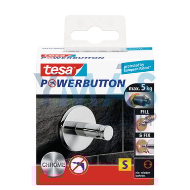 GANCHO POWERBUTTON UNIVERSAL PEQUEÑO MAXIMO 5KG