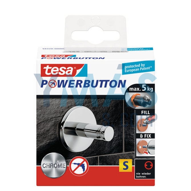 GANCHO POWERBUTTON UNIVERSAL PEQUEÑO MAXIMO 5KG