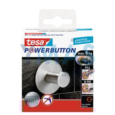 GANCHO POWERBUTTON CLASSIC REDONDO MAXIMO 6KG