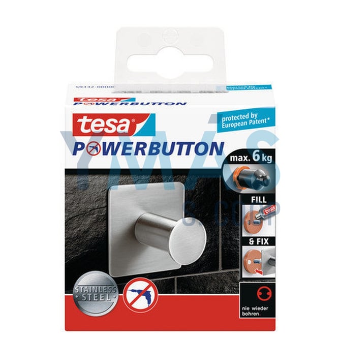 GANCHO POWERBUTTON CLASSIC CUADRADO MAXIMO 6KG