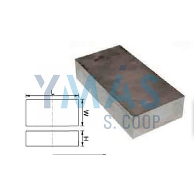 IMAN FERRITA RECTANGULAR 40X20X10MM BLISTER 6 UNID