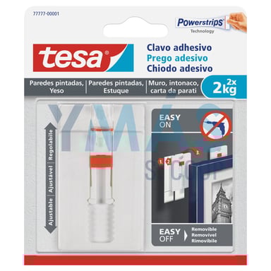 CLAVO ADHESIVO POWERSTRIPS AJUS PARED 2KG 2UDS
