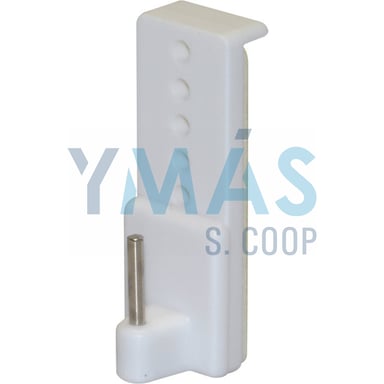 SOPORTE VISILLO ADHESIVO REGULABLE BLANCO 4 UNID