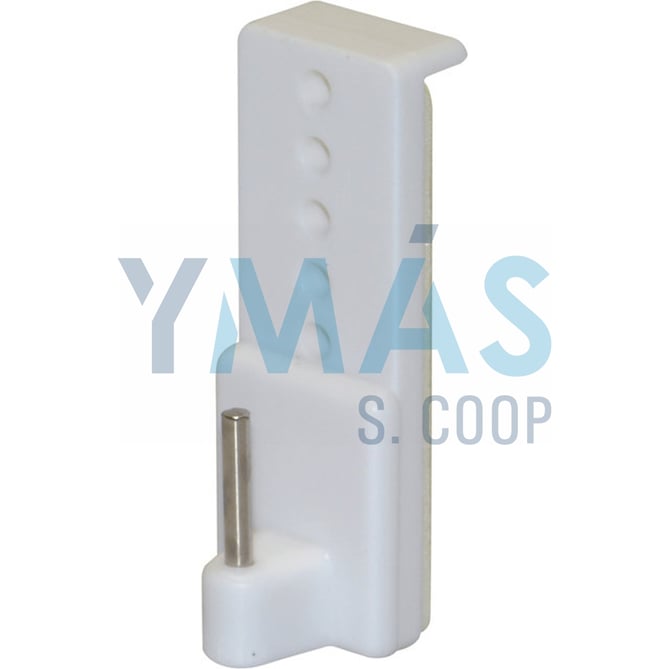 SOPORTE VISILLO ADHESIVO REGULABLE BLANCO 4 UNID