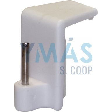 SOPORTE VISILLO ADHESIVO MARCO ANCHO BLANCO 4 UNID