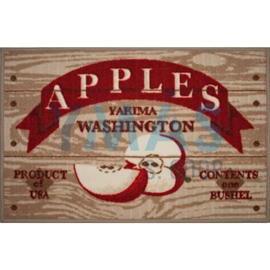 ALFOMBRA COCINA 57X140CM MAS-CASA MANZANAS