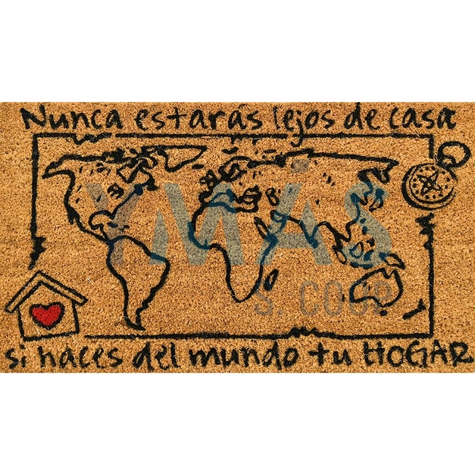 FELPUDO COCO NATURAL RECTO 40X70