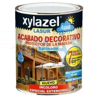 LASUR SATINADO INCOLORO EXTERIORES 750