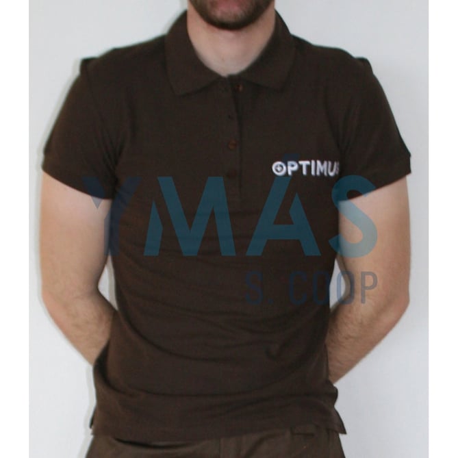 POLO CHICO OPTIMUS MANGA CORTA MARRON XL