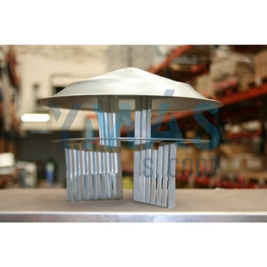 SOMBRERETE GALVANIZADO DE 80 A 150