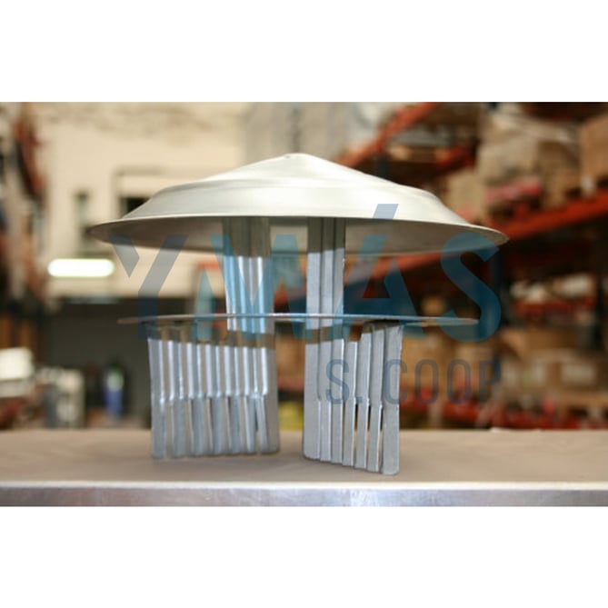 SOMBRERETE GALVANIZADO DE 80 A 150