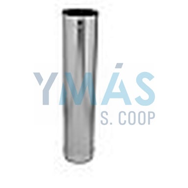 TUBO ESTUFA 930MM PELLET INOXIDABLE 80 AISI 316L