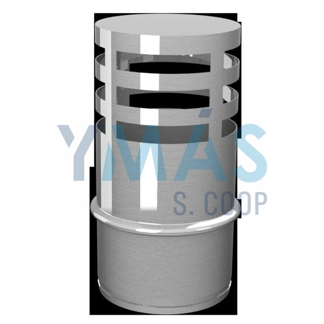 DEFLECTOR HORIZONTAL ESTUFA PELLET INOX 80