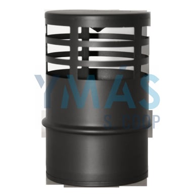 DEFLECTOR HORIZONTAL PELLET VITRIFICADO NEGRO 80