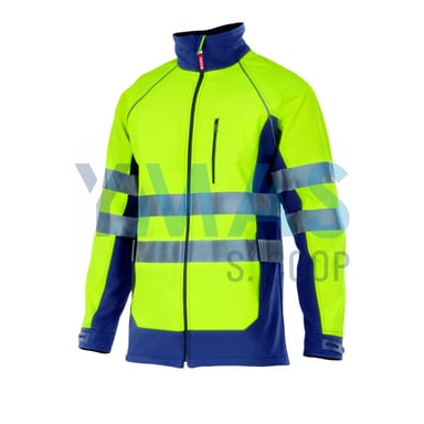 CHAQUETA SOFTSHELL ALTA VISIBILIDAD BICOLOR XXL