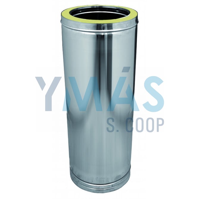 TUBO ESTUFA DOBLE PARED INOX 304/304 460MM 175MM