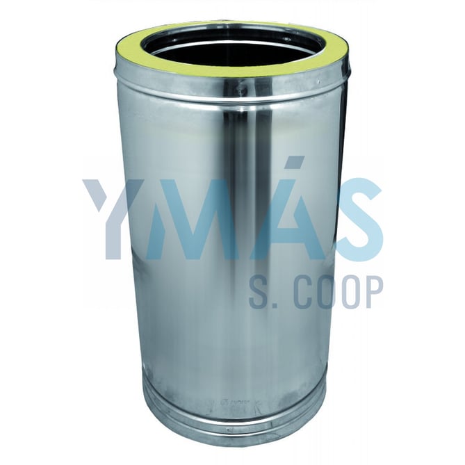 TUBO ESTUFA DOBLE PARED INOX 304/304 290MM 175MM