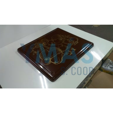 CUBRENCIMERA GAS MARRON SERIGRAFIADA 52.5X60.5X5.5