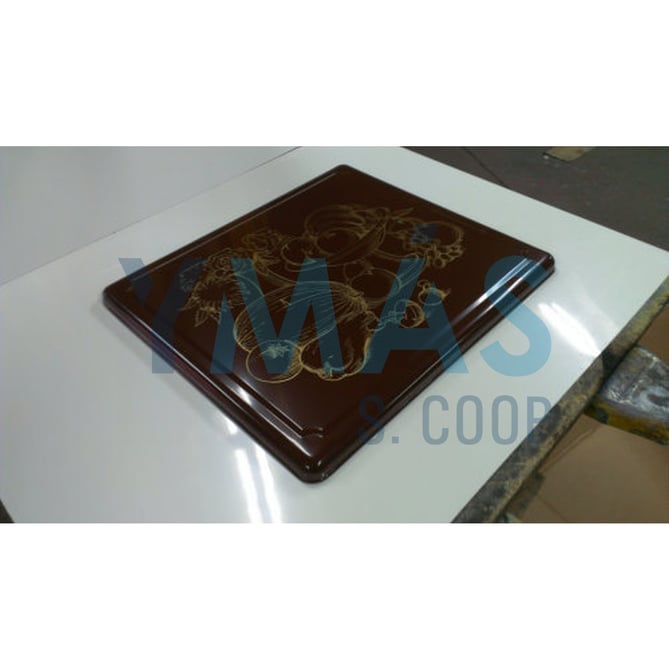 CUBRENCIMERA GAS MARRON SERIGRAFIADA 52.5X60.5X5.5