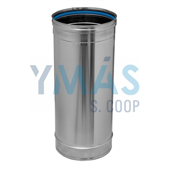 TUBO ESTUFA 430MM INOXIDABLE 120