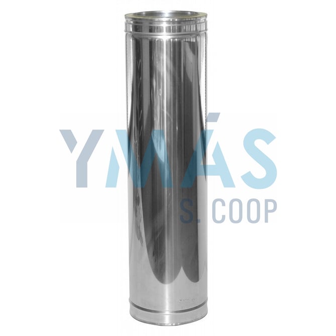 TUBO ESTUFA 940MM DOBLE PARED PELLET 316L/304 80