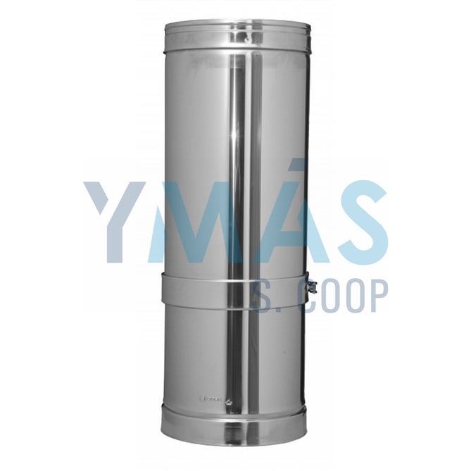 TUBO PELLET EXTENSIBLE INOX 350-530MM DW316/304 80