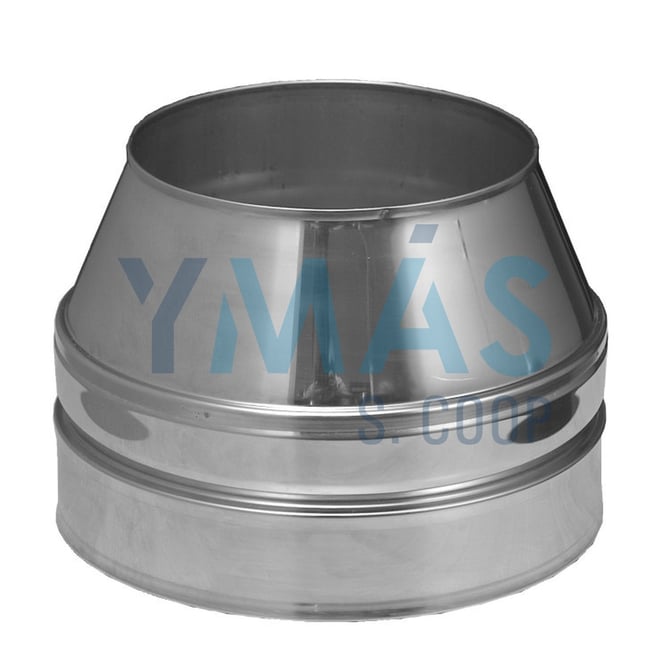 SALIDA LIBRE INOX DOBLE PARED PELLETS 316/304 100